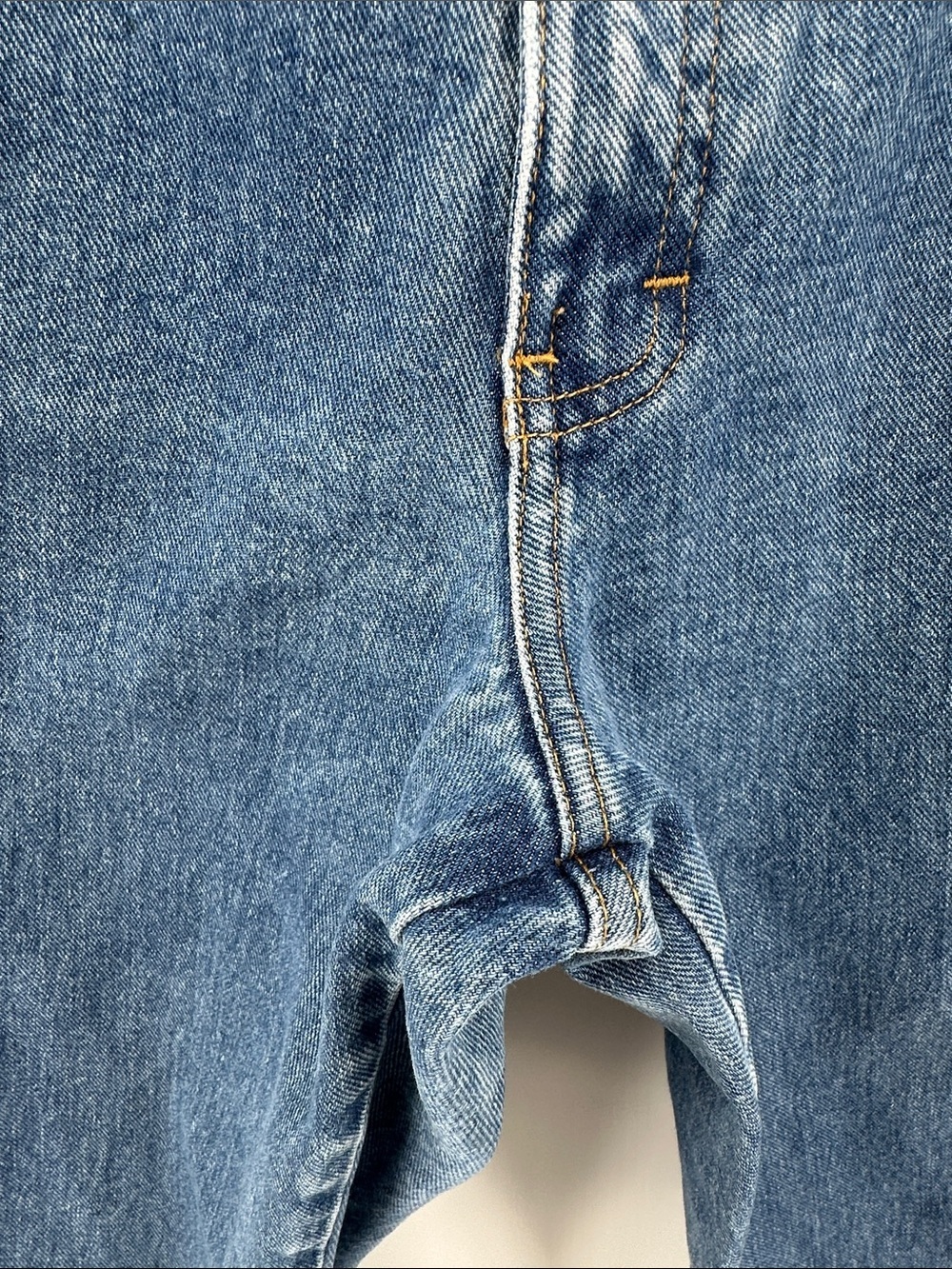 VTG Y2K Grunge Heritage Coastal Blue High-Rise Mom Eddie Bauer Jeans Sz4 - Picture 4 of 16